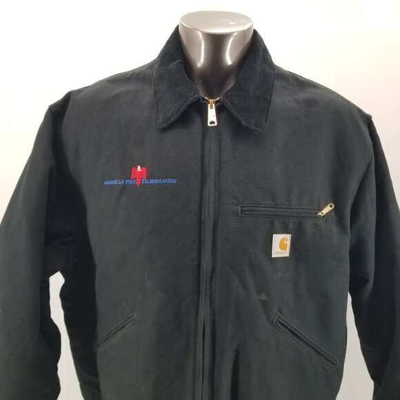 Carhartt J001 BLK Detroit Blanket Lined Jacket 125th Anniversary Mens 2XL - Picture 3 of 15